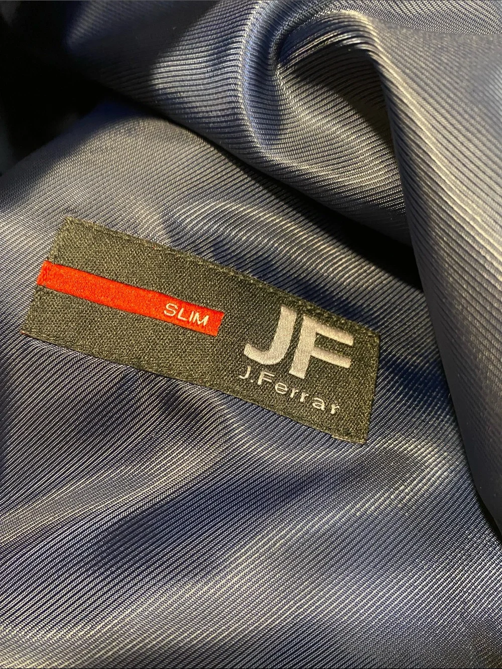 J. FERRAR Men's Navy Dress Vest - Rich Navy Blue sz M
